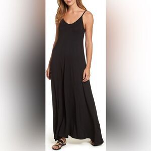NWOT LoveAppella Black maxi Dress Women Size PP